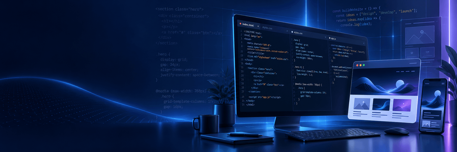 Top website design and development